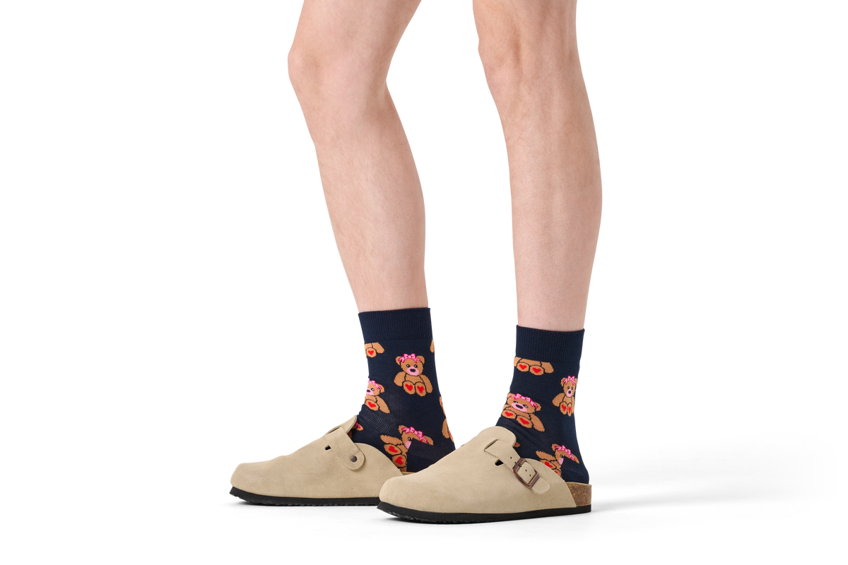 Teddy Short Crew Sock