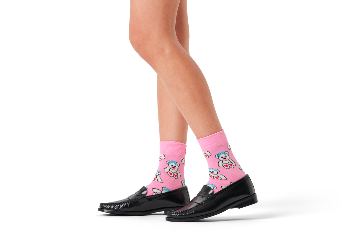 Teddy Short Crew Sock