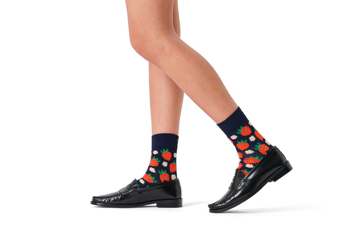 Strawberry Short Crew Sock