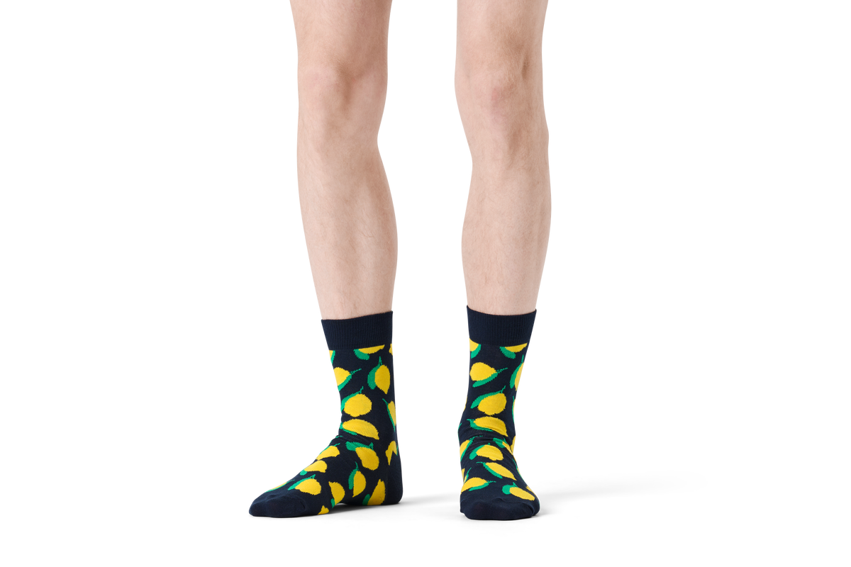 Lemon Short Crew Sock