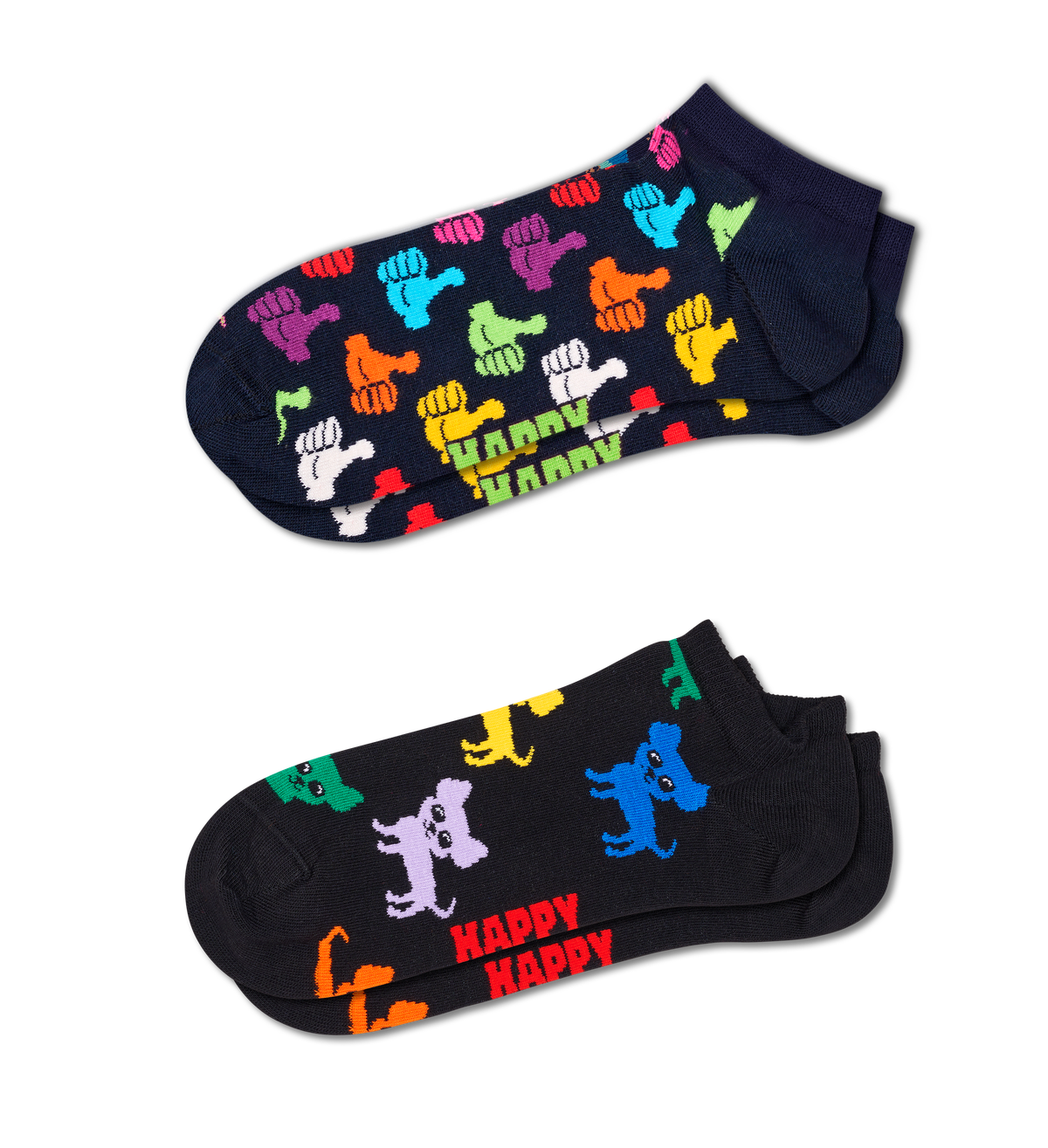 2-Pack Chihuahua Low Socks