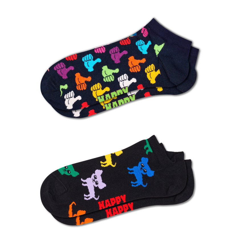 2-Pack Chihuahua Low Socks