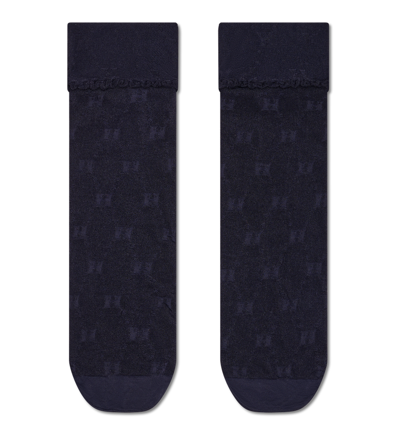 H Monogram Mini Crew Sock