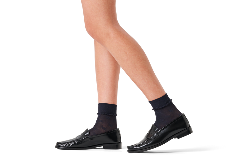 H Monogram Mini Crew Sock