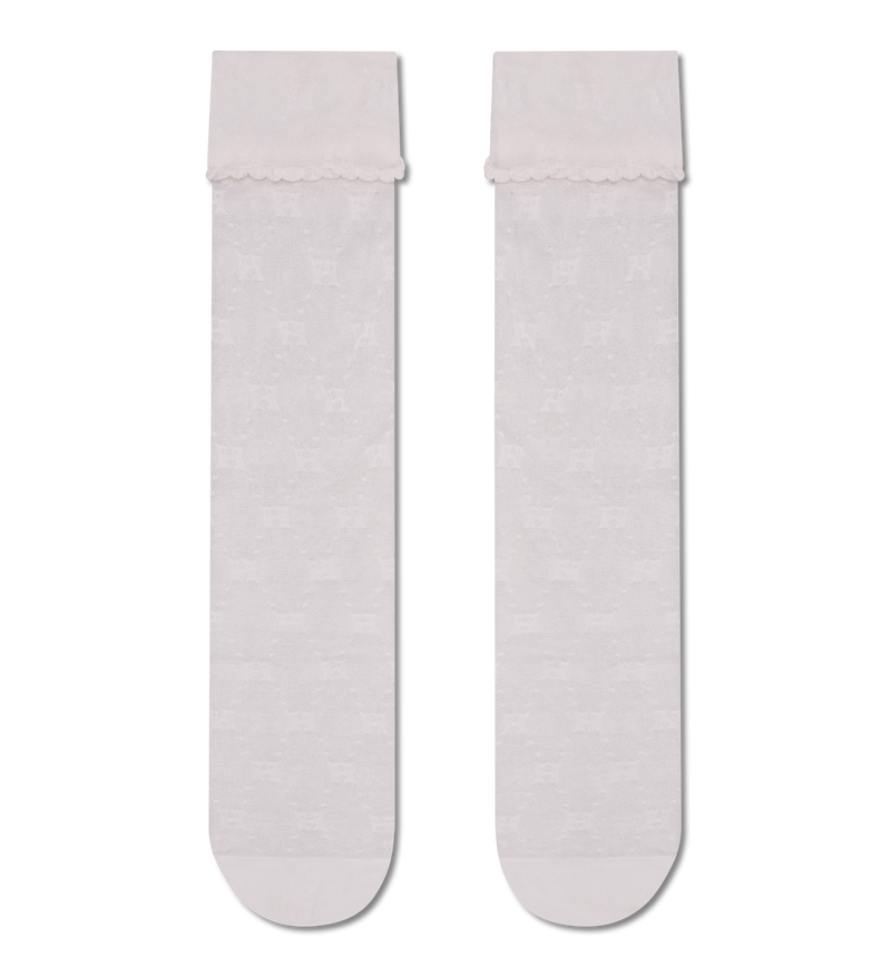 H Monogram Tall Crew Sock