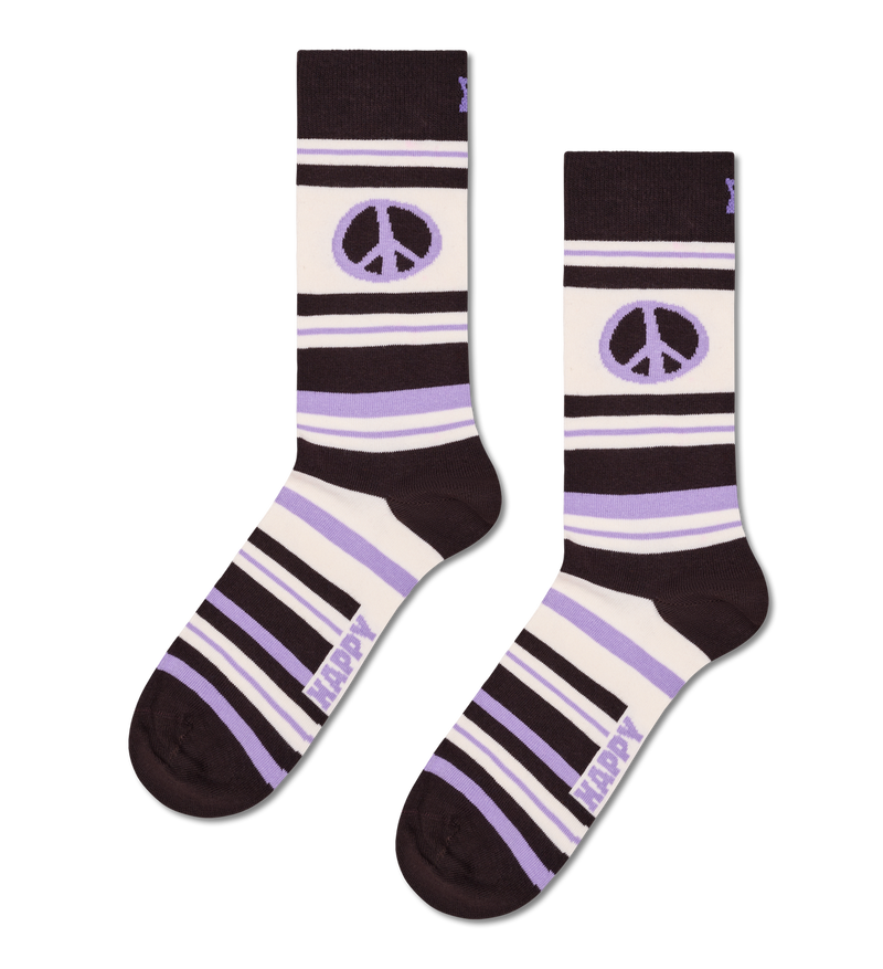 Peace Stripes Sock
