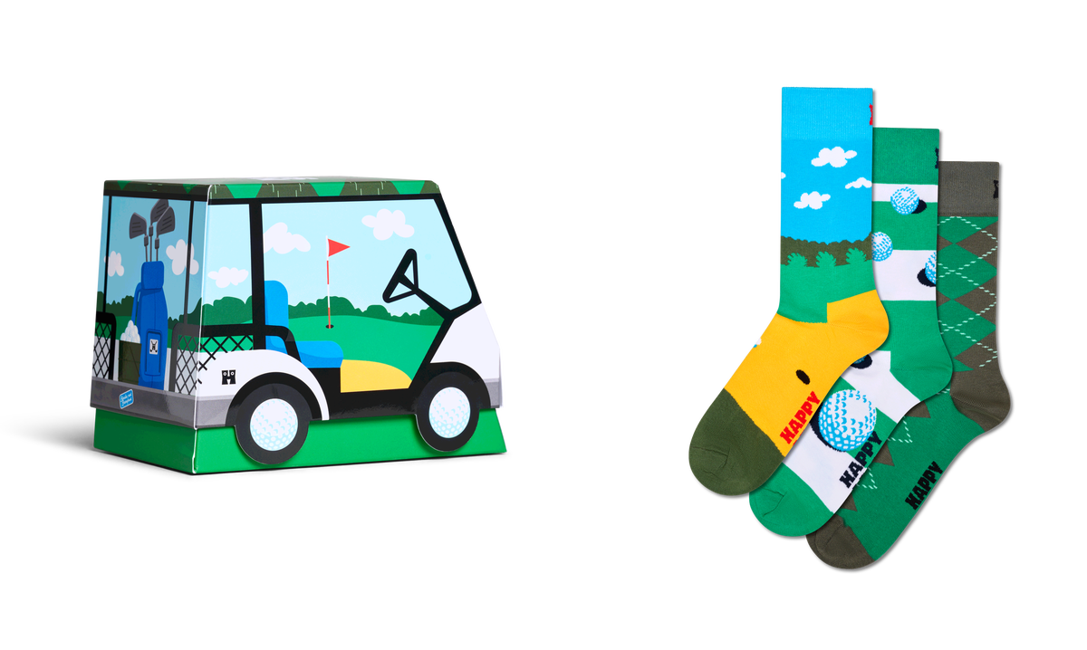 3-Pack Golf Socks Gift Set