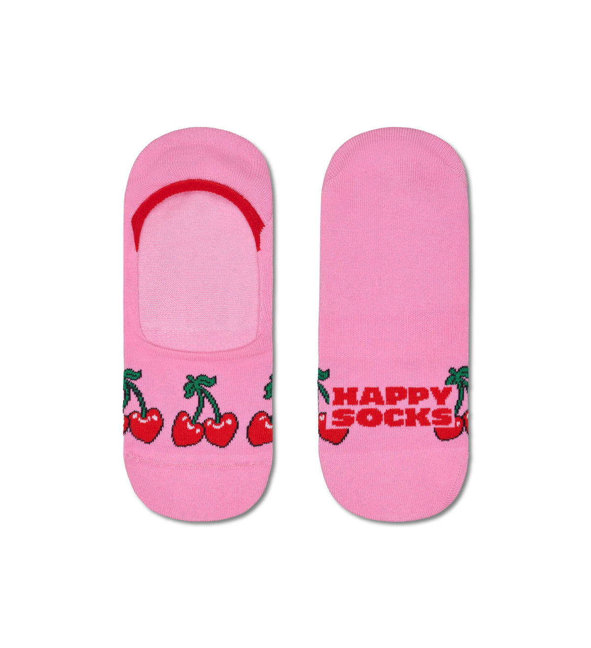 Cherry Heart Invisible Sock