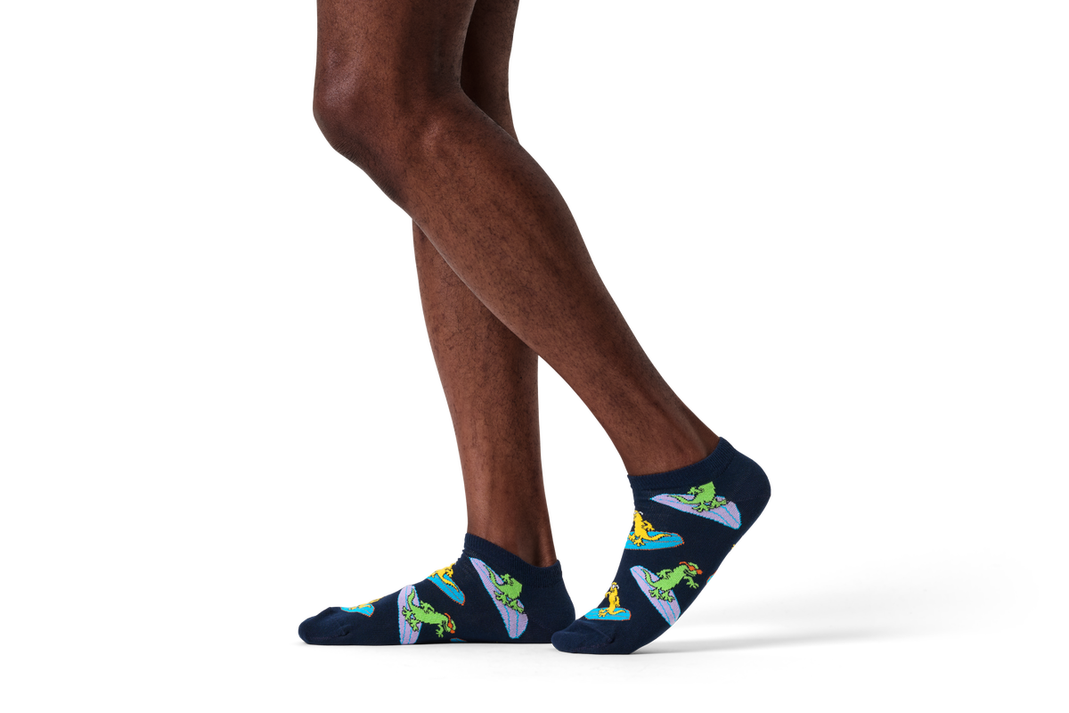 Surf Lizard Low Sock