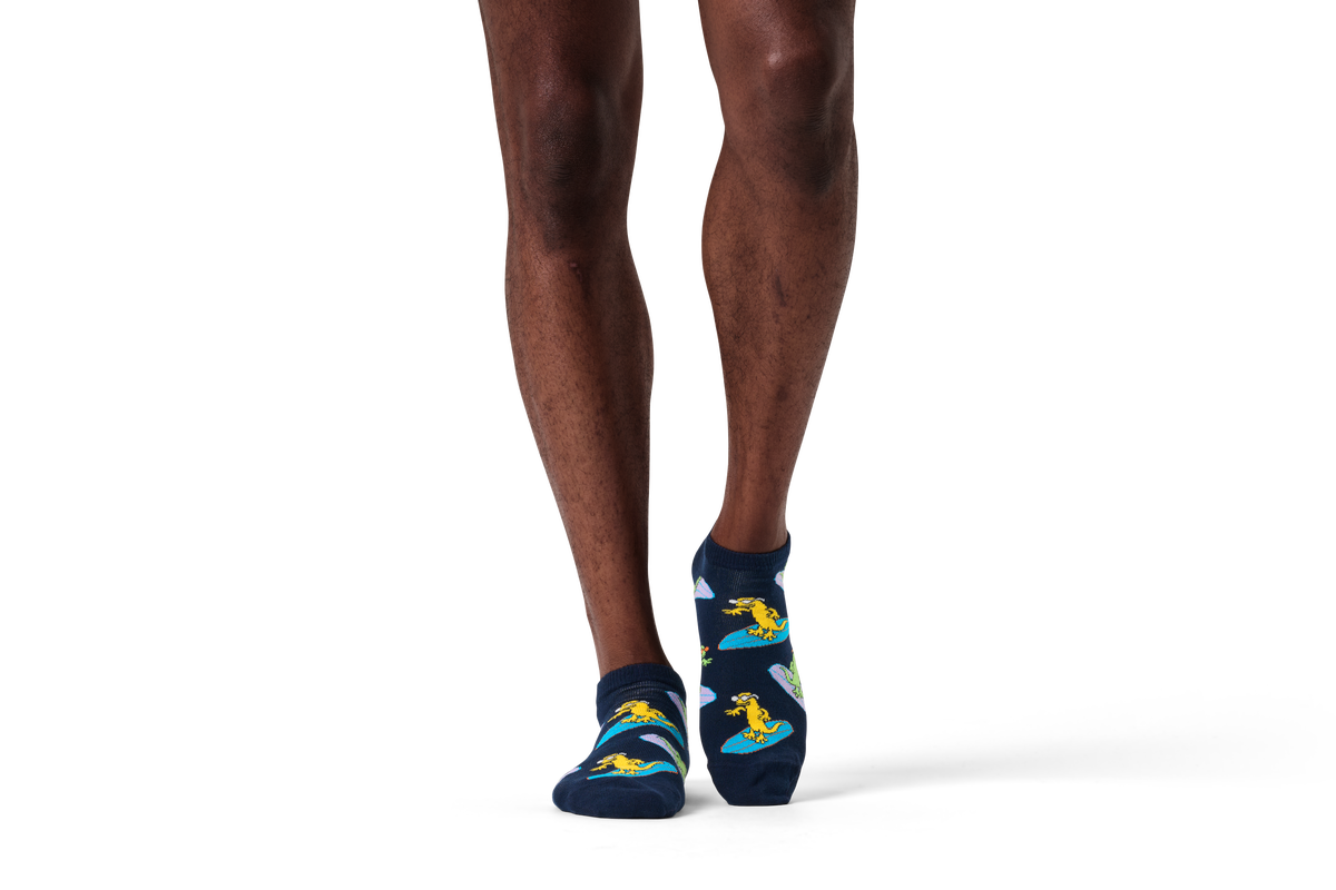 Surf Lizard Low Sock