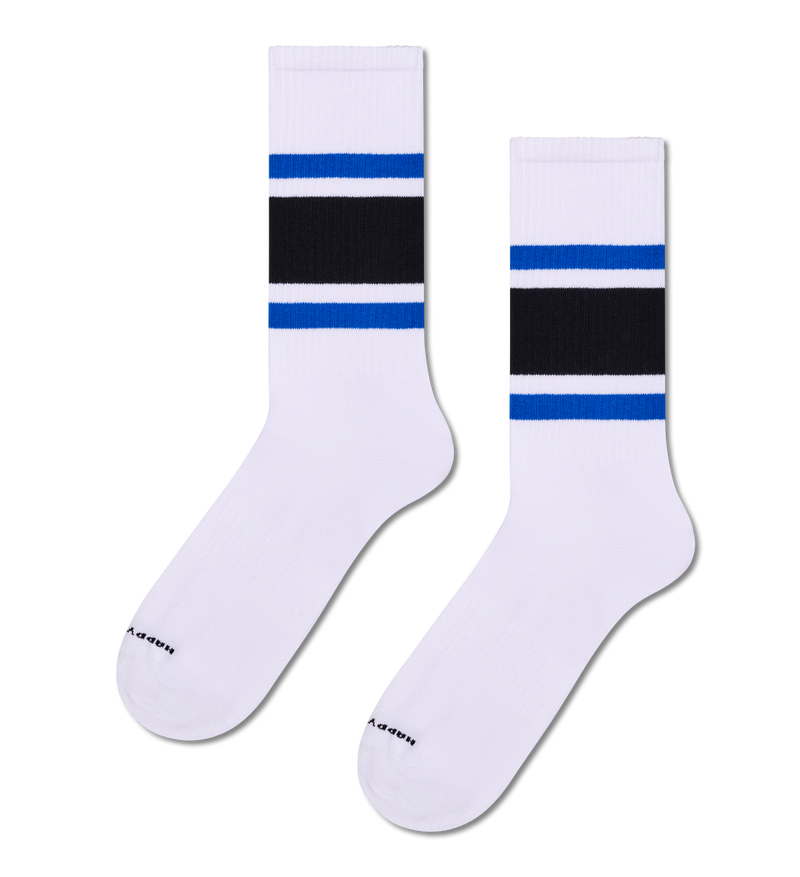 Simple Stripe Sneaker Sock