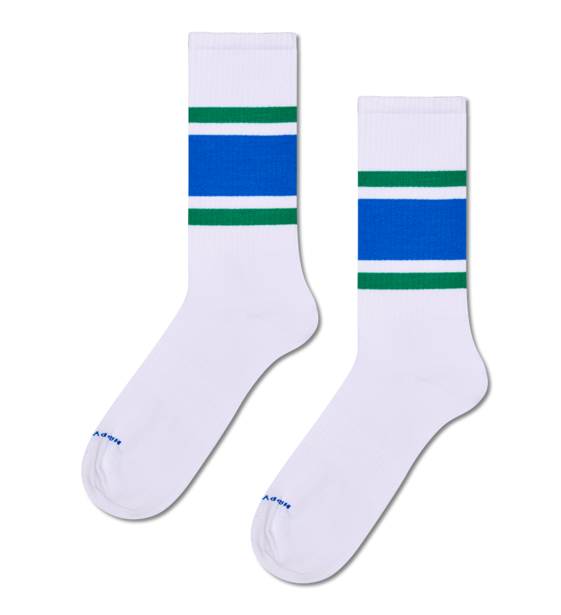 Simple Stripe Sneaker Sock