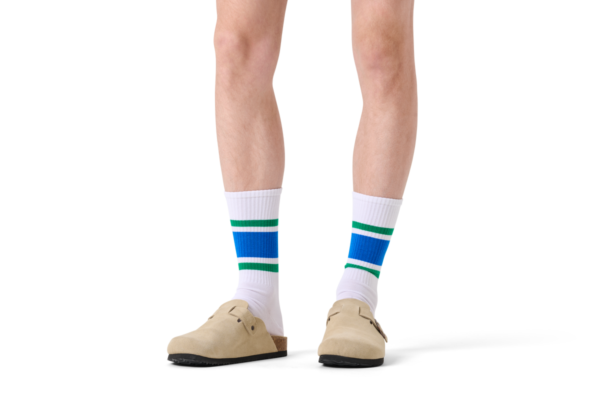 Simple Stripe Sneaker Sock