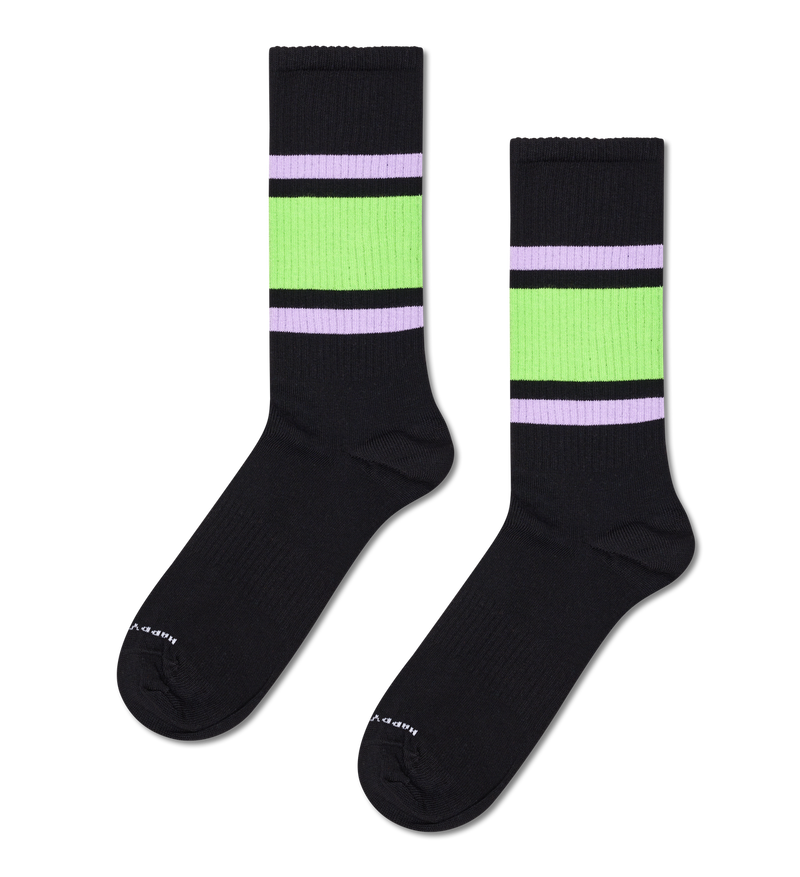 Simple Stripe Sneaker Sock