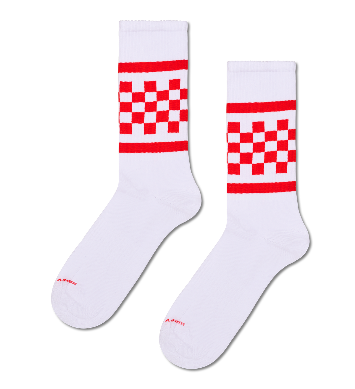 Checked Stripe Sneaker Sock