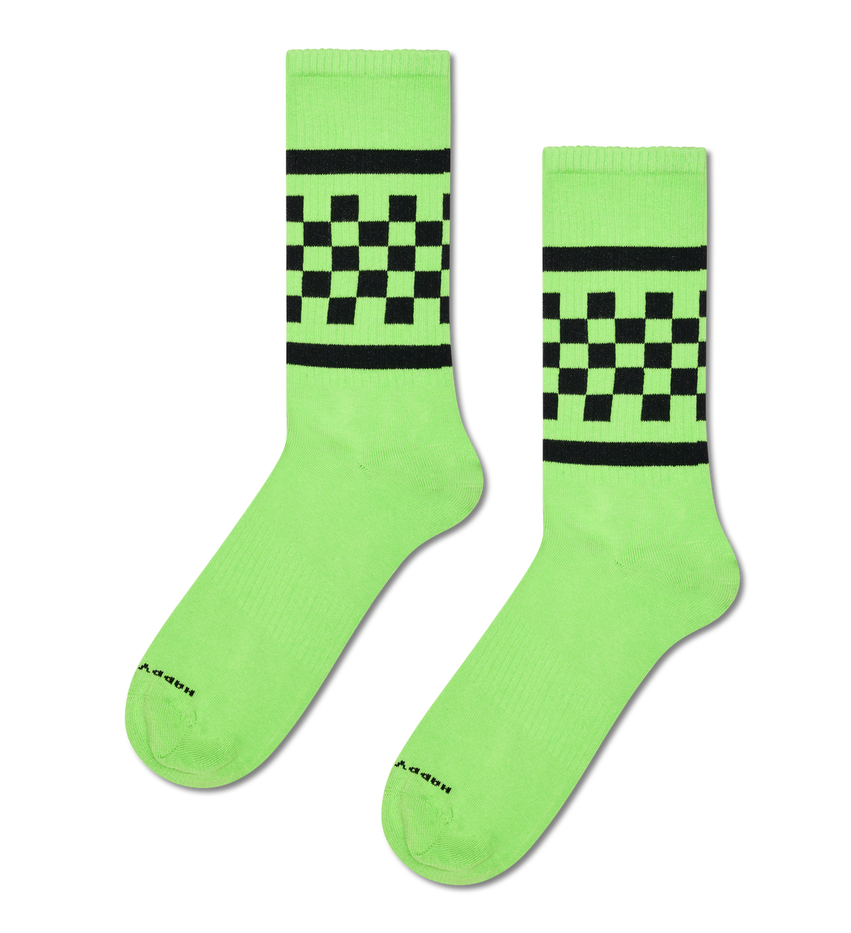 Checked Stripe Sneaker Sock