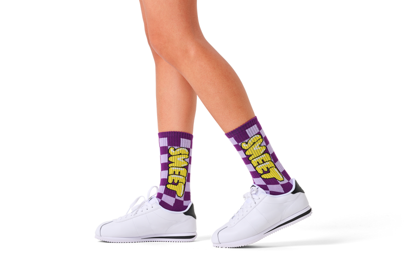 Sweet Check Sneaker Sock
