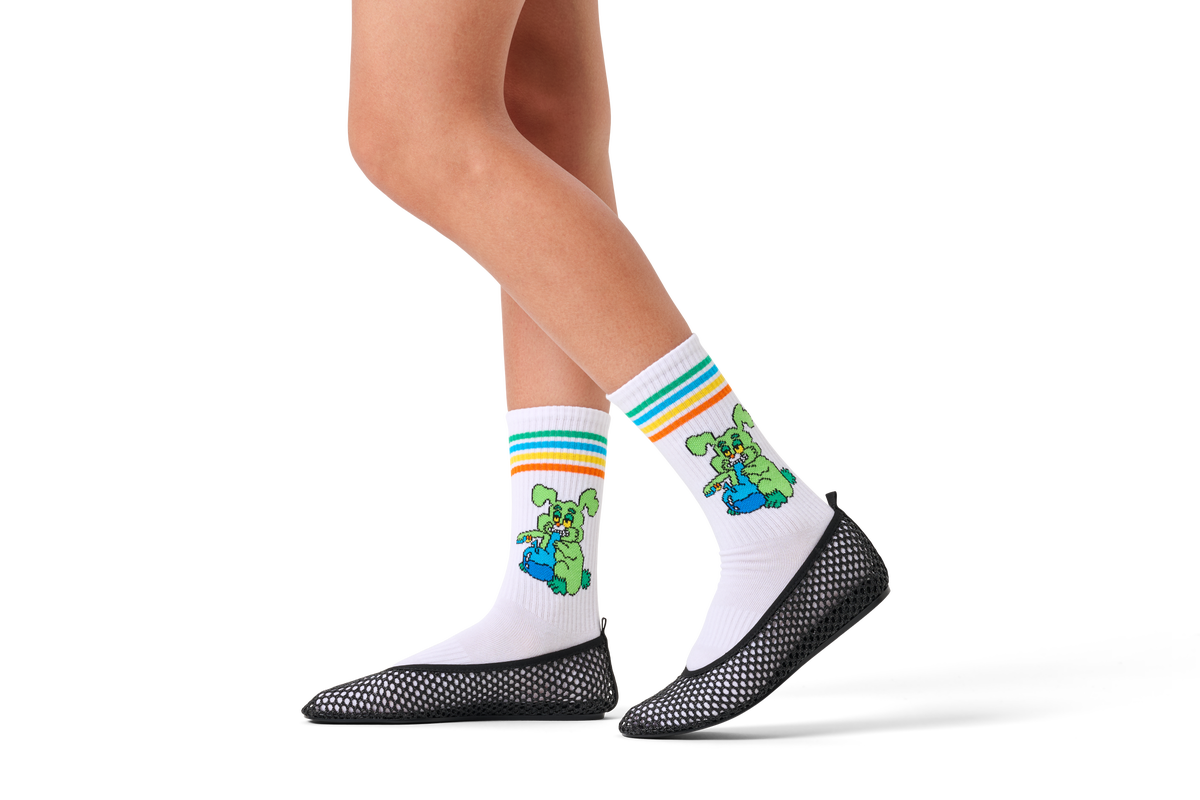 Bong Bunny Sneaker Sock