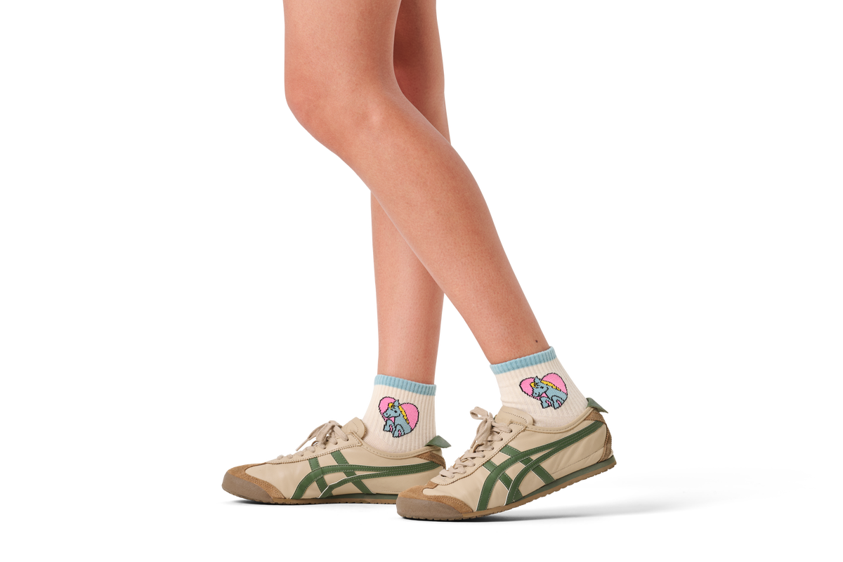 Love Pony Mini Crew Sneaker Sock