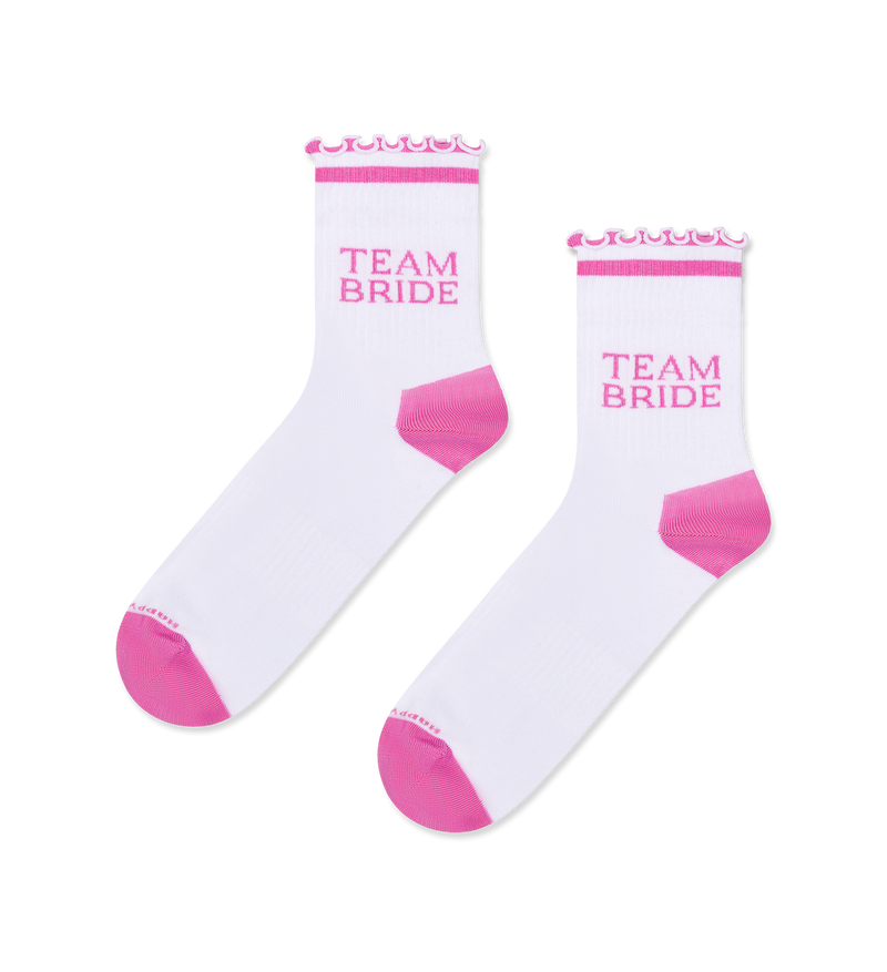 Team Bride Sneaker Sock