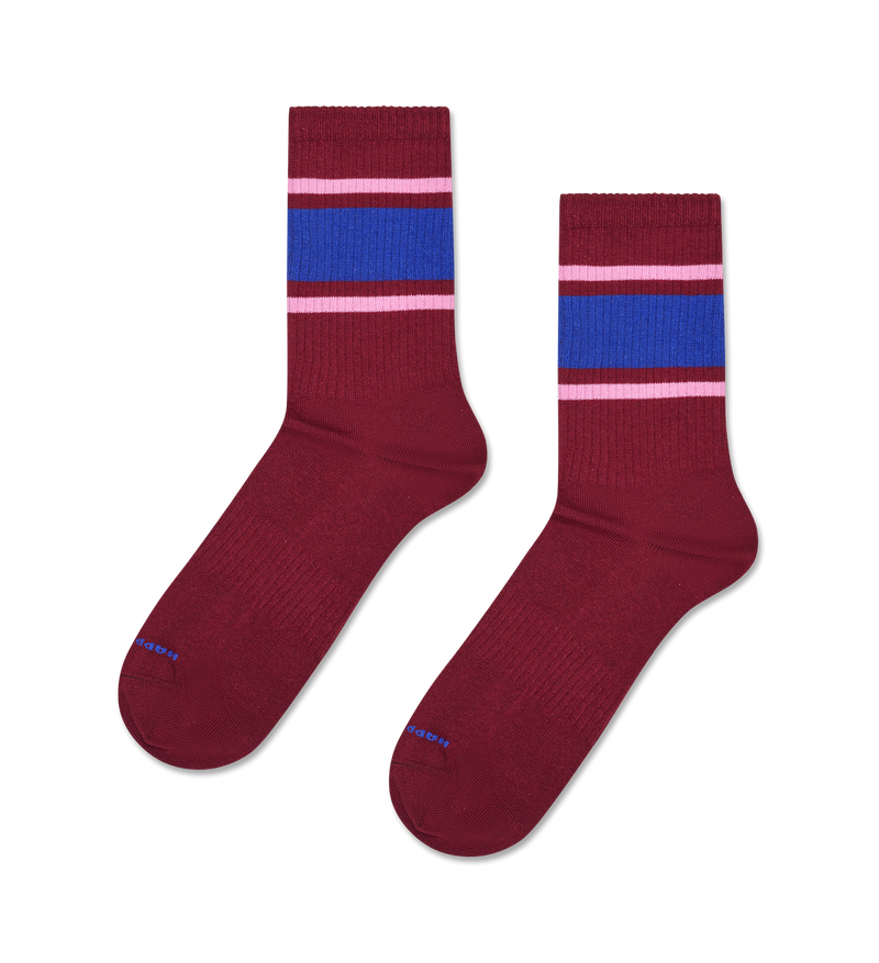 Simple Stripe Sneaker Sock