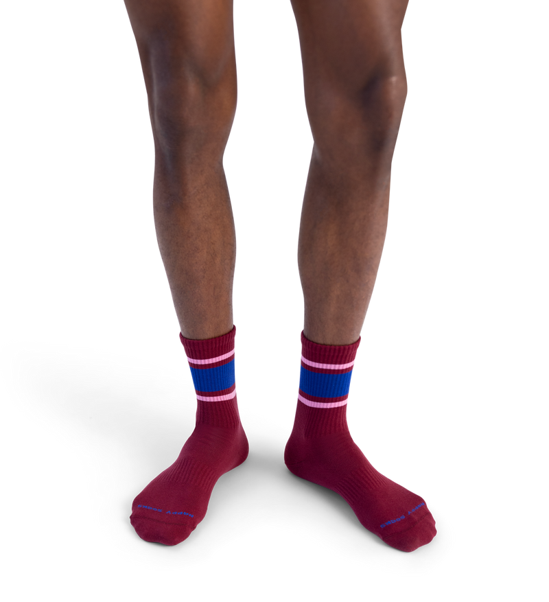Simple Stripe Sneaker Sock