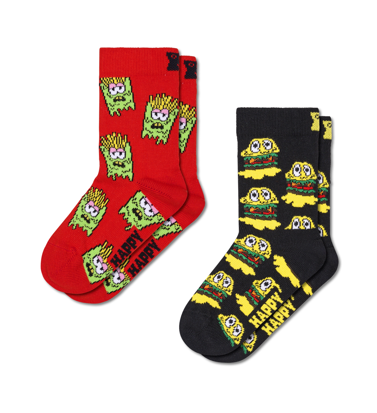 Kids 2-Pack Smelly Burger Socks