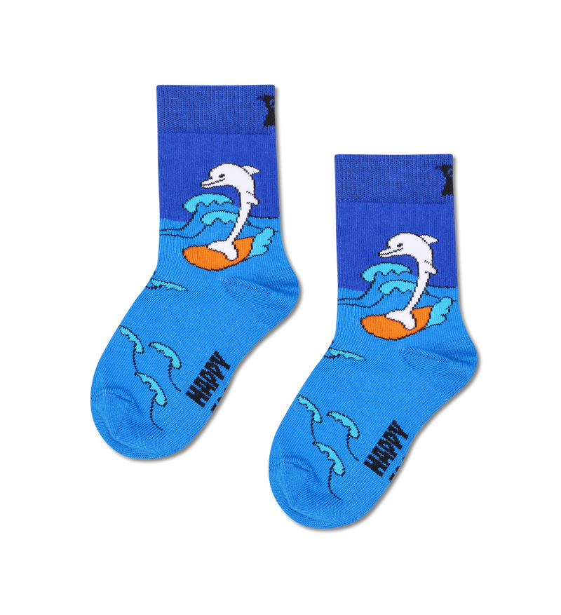Kids 2-Pack Surfing Dolphin Sock