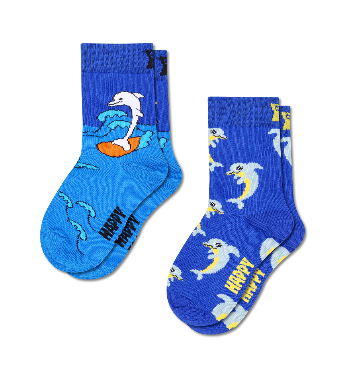 Kids 2-Pack Surfing Dolphin Sock