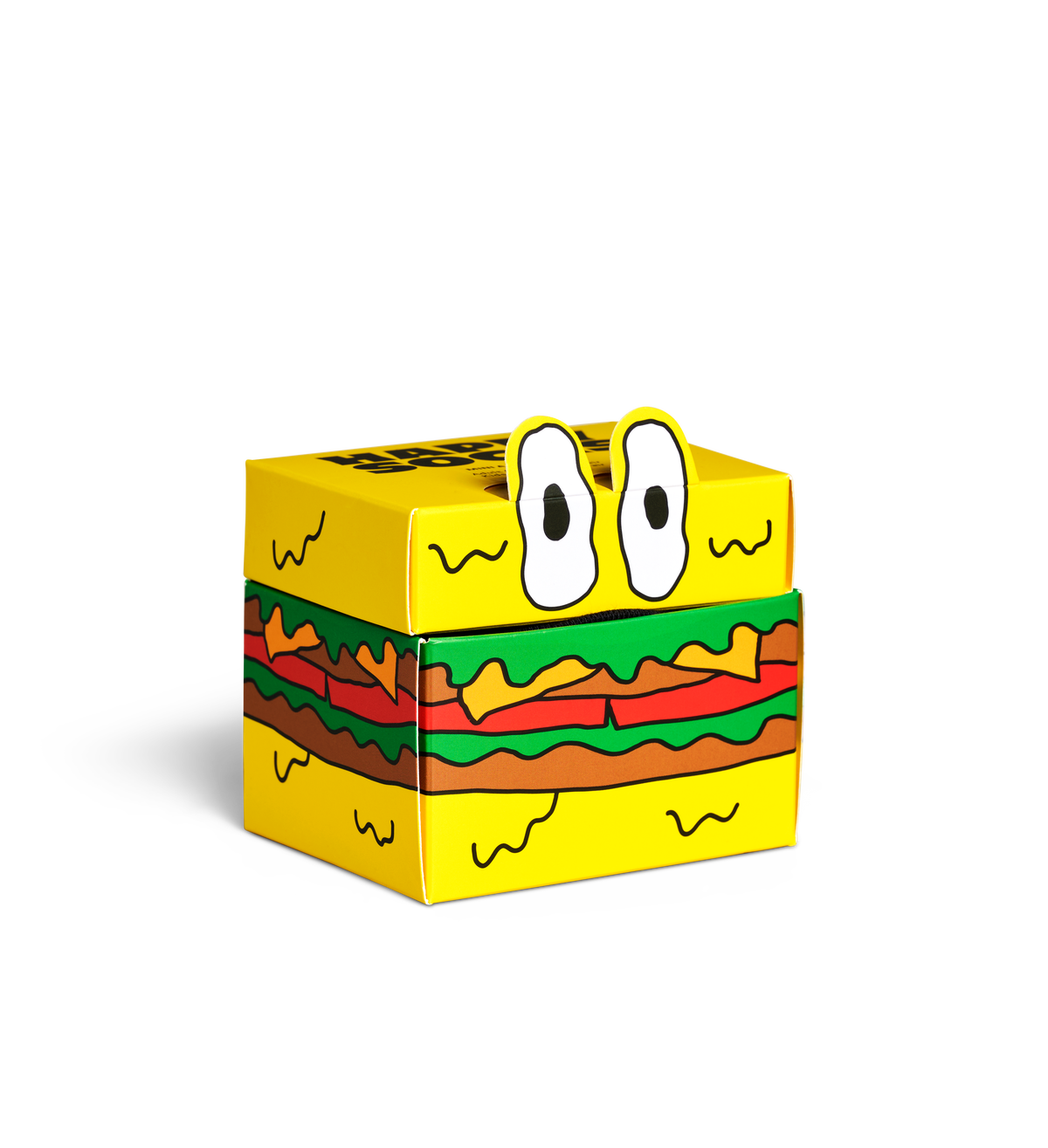Mini & Me 2-Pack Smelly Burger Socks Gift Set