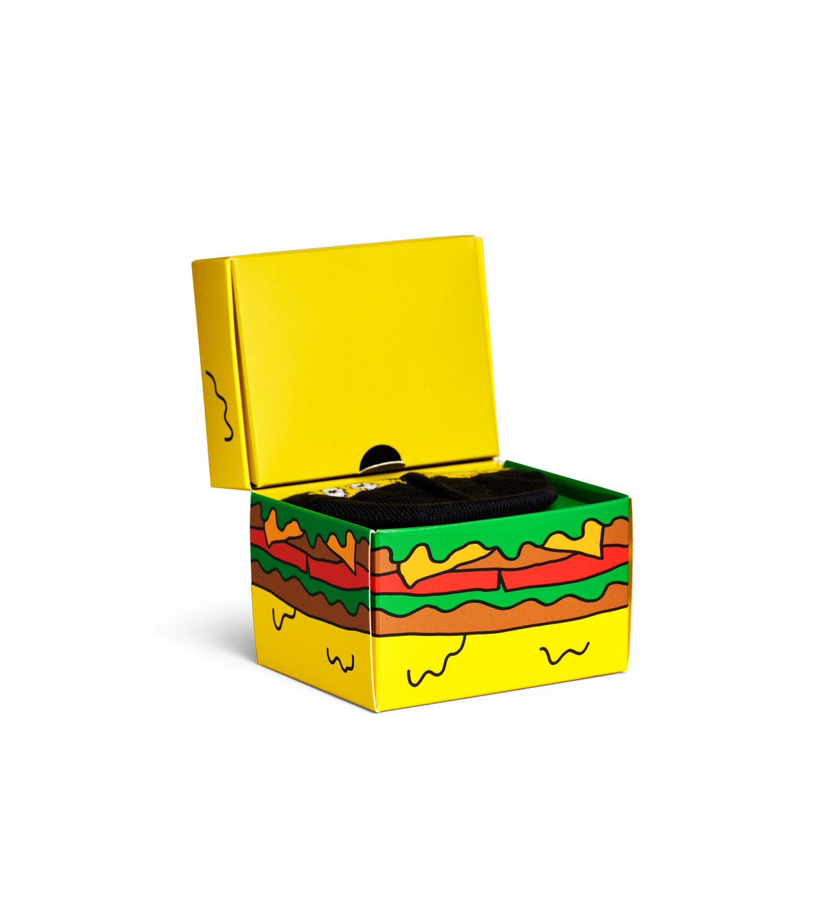 Mini & Me 2-Pack Smelly Burger Socks Gift Set