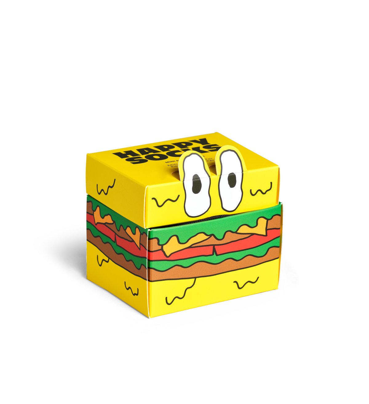 Mini & Me 2-Pack Smelly Burger Socks Gift Set