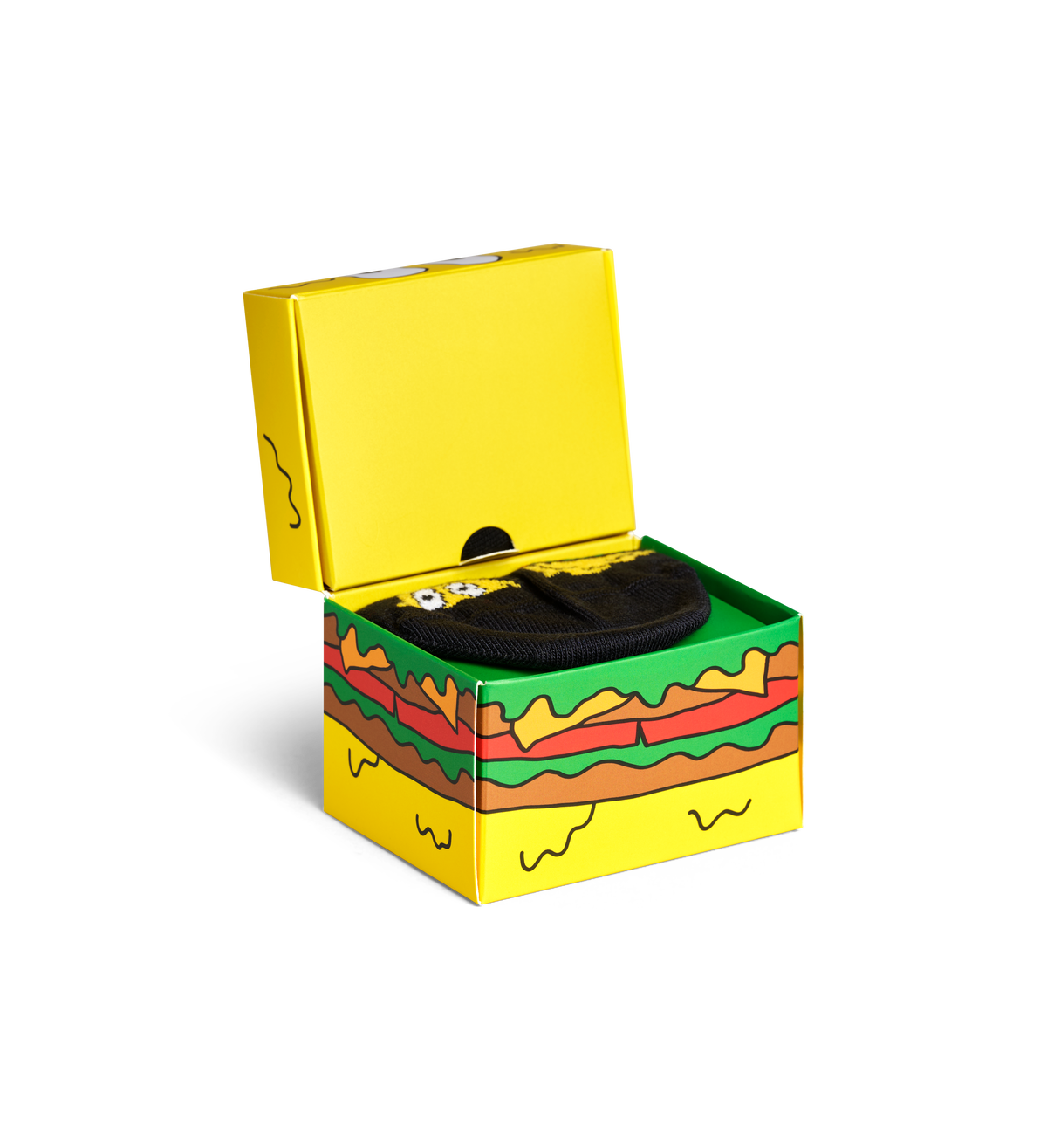 Mini & Me 2-Pack Smelly Burger Socks Gift Set