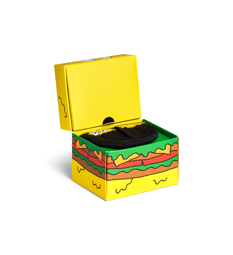 Mini & Me 2-Pack Smelly Burger Socks Gift Set