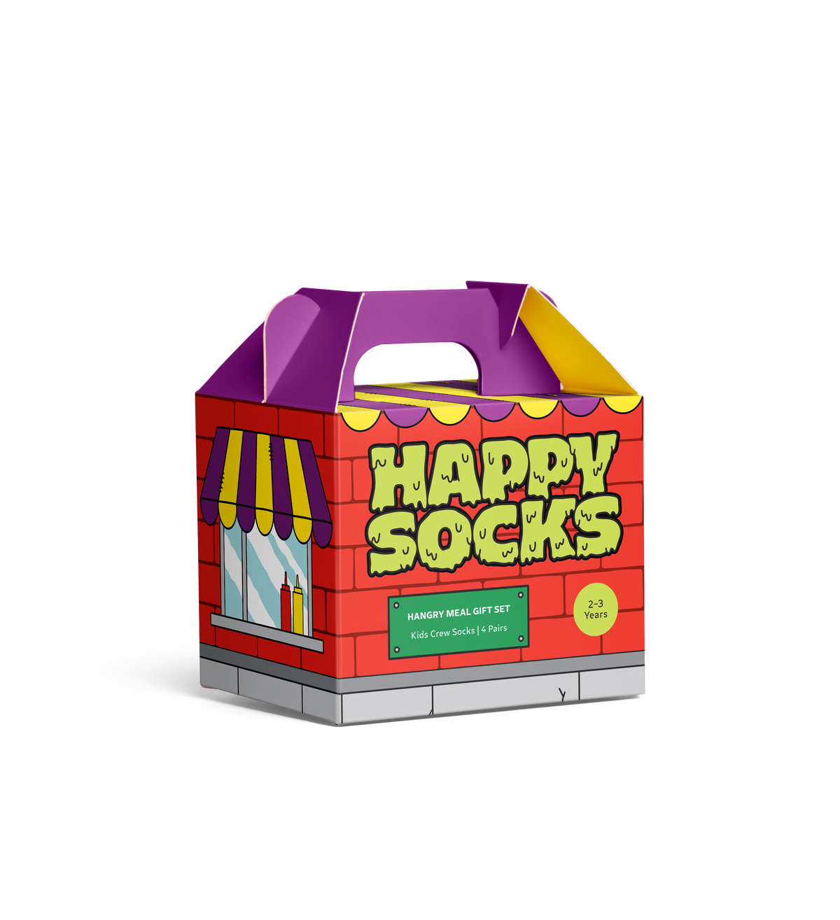 Kids 4-Pack Junkfood Socks Gift Set