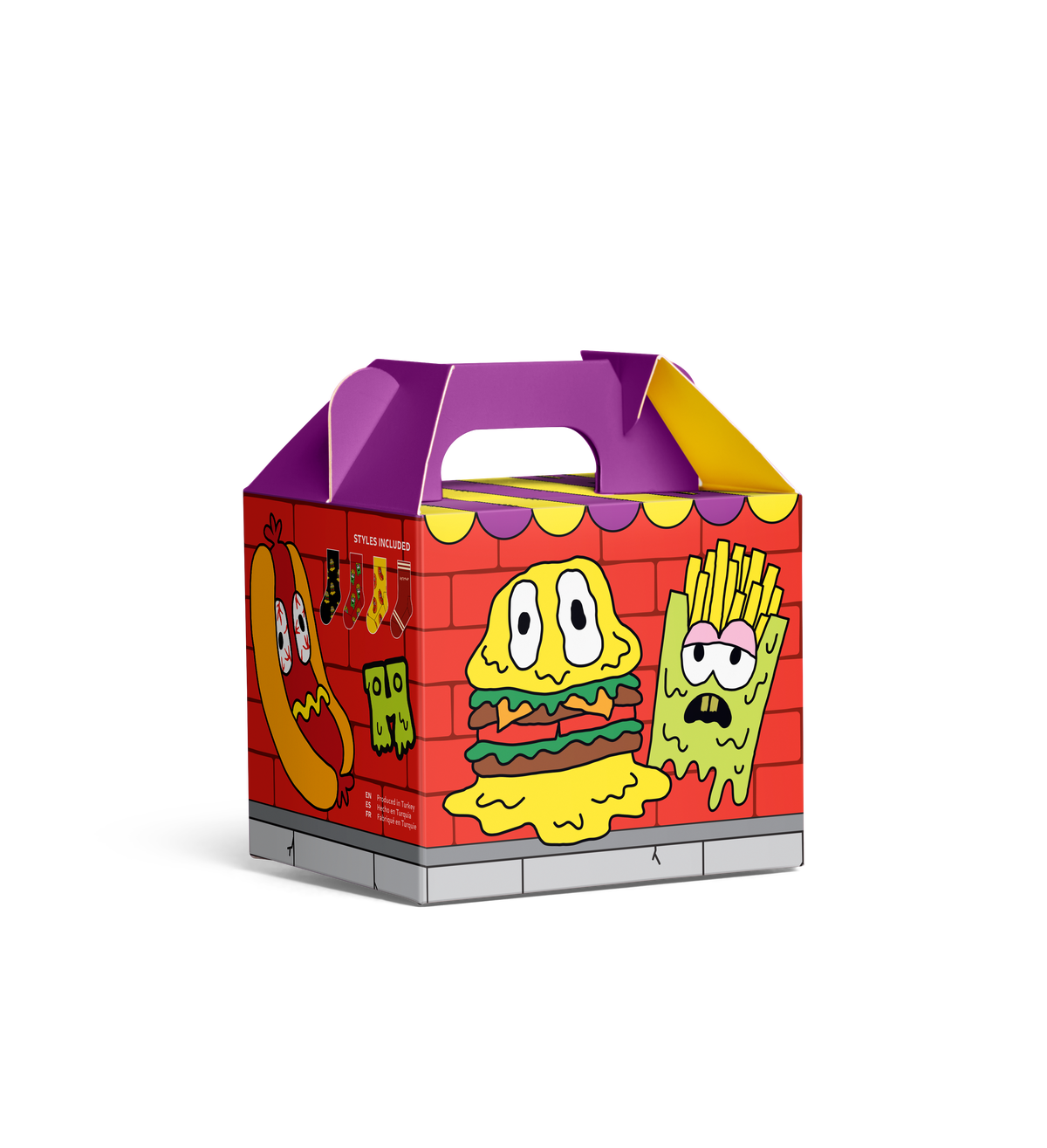 Kids 4-Pack Junkfood Socks Gift Set