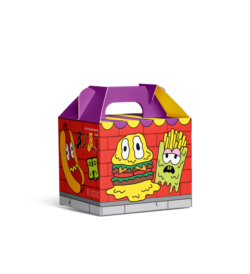 Kids 4-Pack Junkfood Socks Gift Set