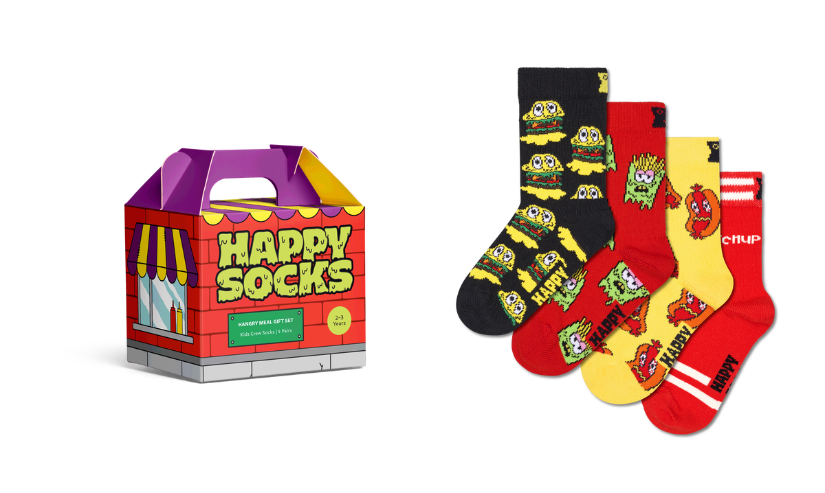 Kids 4-Pack Junkfood Socks Gift Set