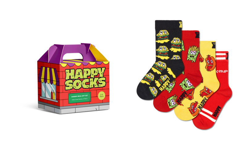 Kids 4-Pack Junkfood Socks Gift Set