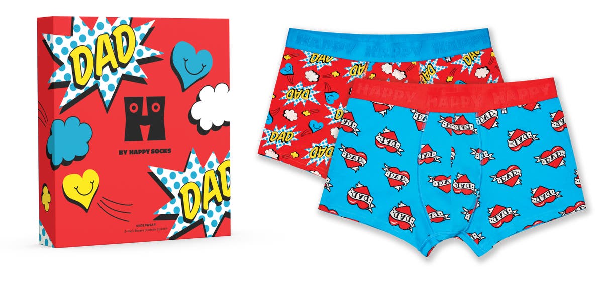 2-Pack Super Dad Short Boxers Gift Set