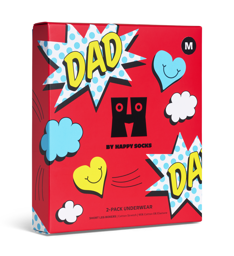 2-Pack Super Dad Short Boxers Gift Set
