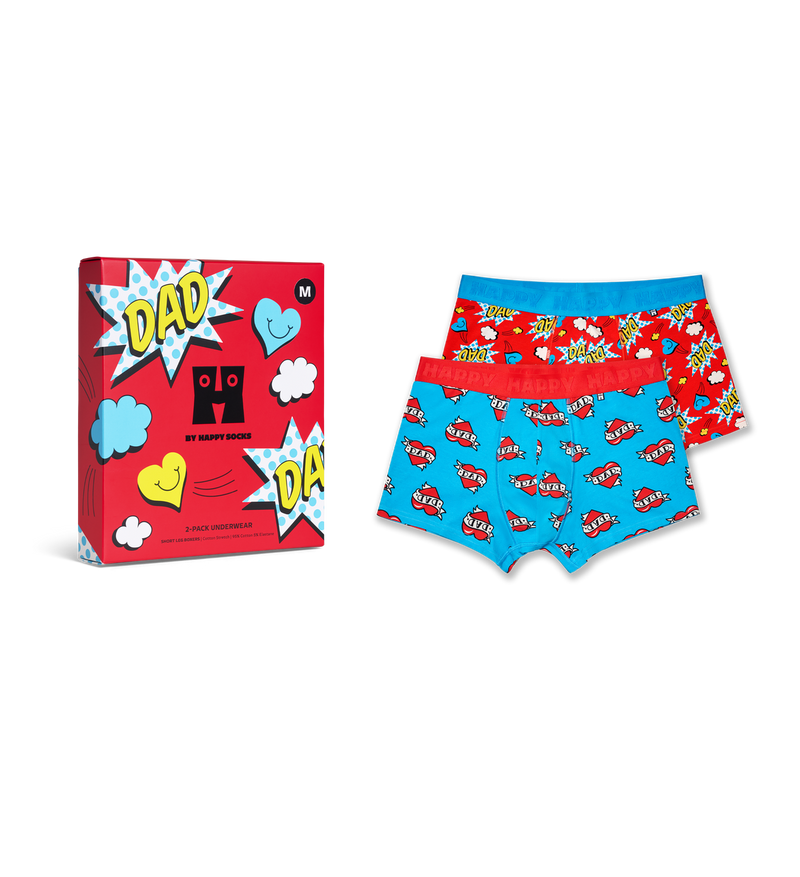 2-Pack Super Dad Short Boxers Gift Set