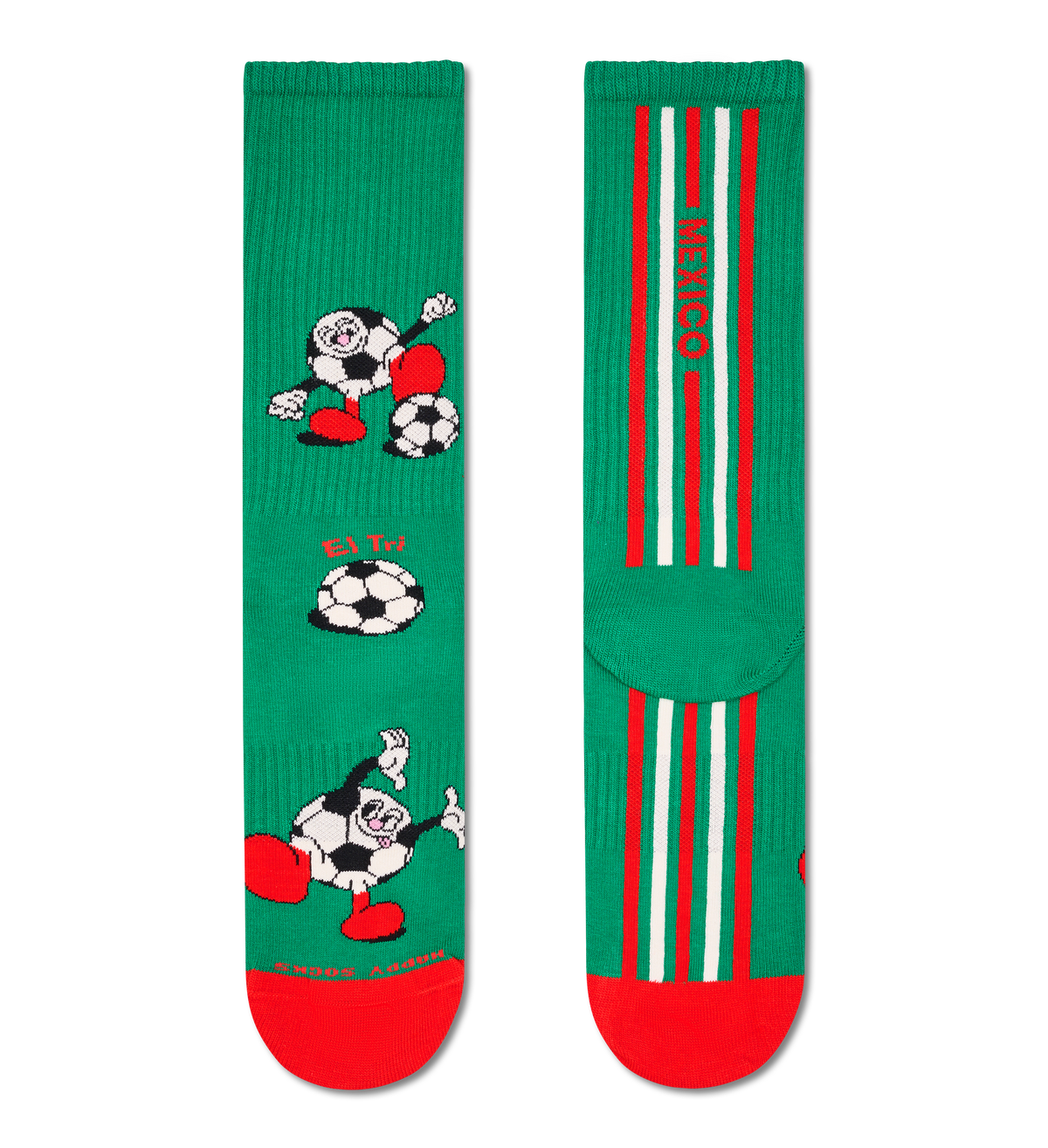 Team Mexico Football Sneaker Sock