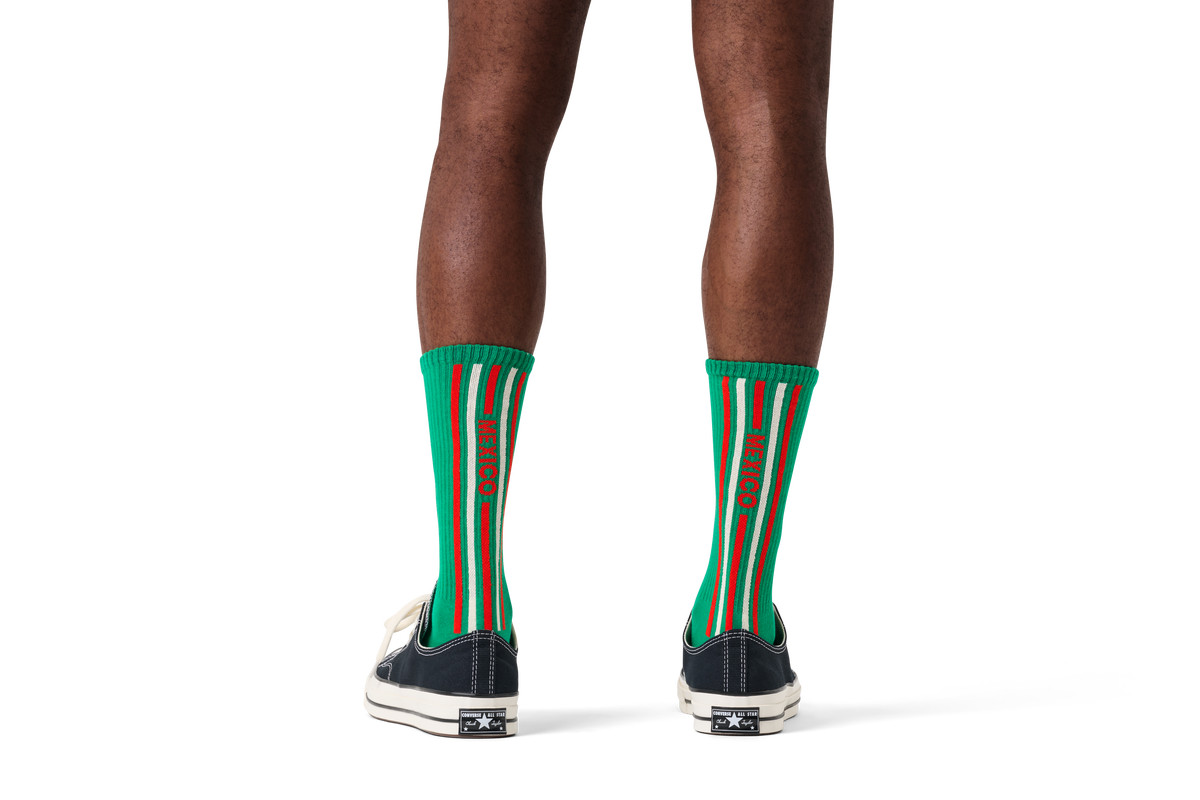Team Mexico Football Sneaker Sock