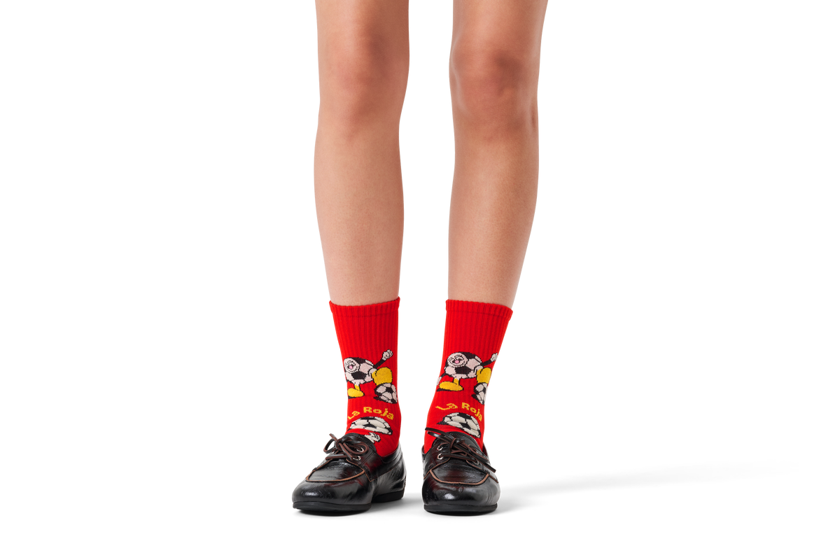 Team Spain Football Sneaker Sock