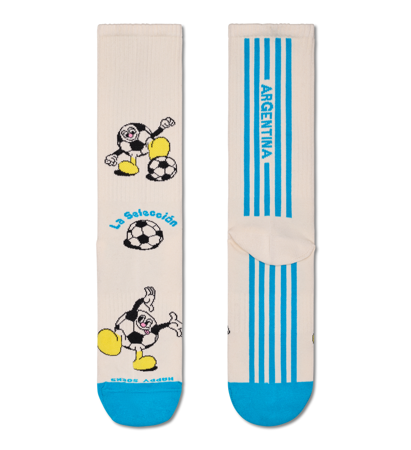 Team Argentina Football Sneaker Sock