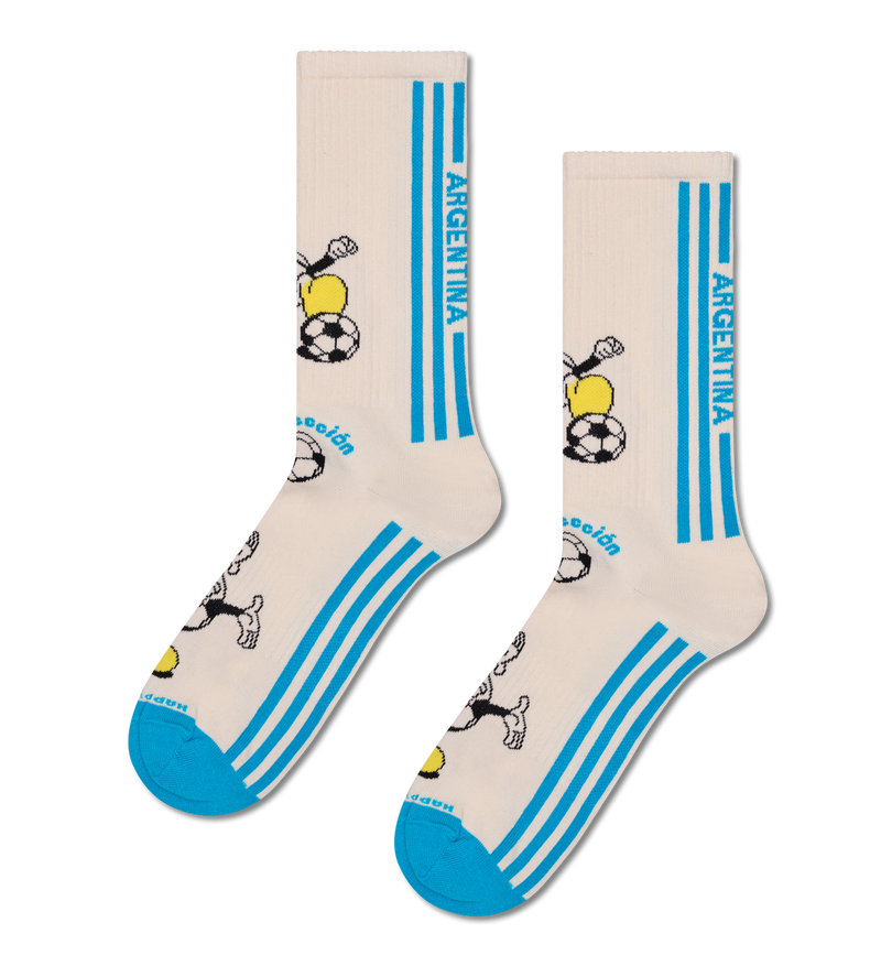 Team Argentina Football Sneaker Sock