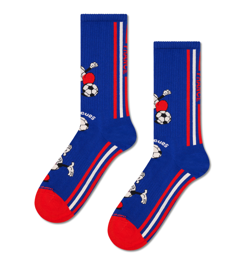 Team France Football Sneaker Sock
