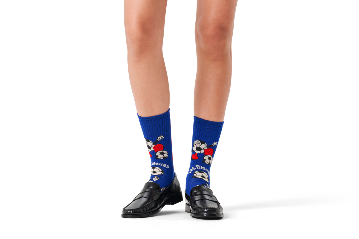 Team France Football Sneaker Sock