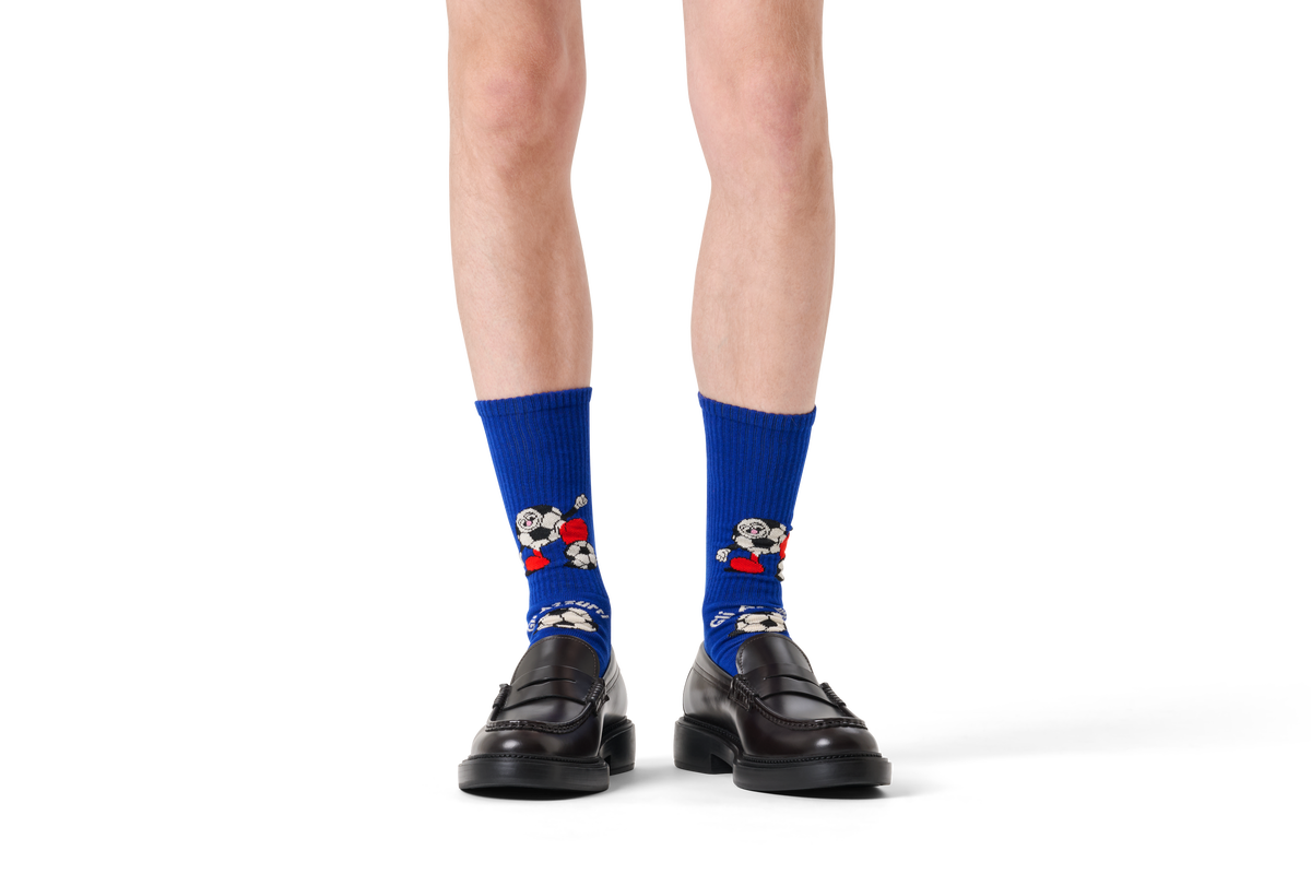 Team Italy Football Sneaker Sock